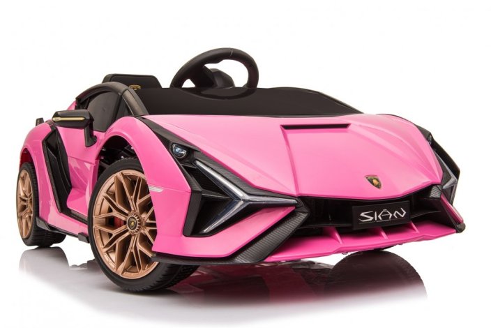 Dětské elektrické auto Lamborghini Sian růžový/pink