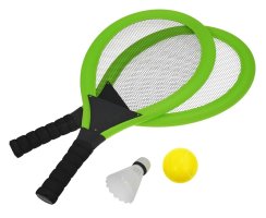 Líný tenis RULYT® set zelený - rakety, míček, košík