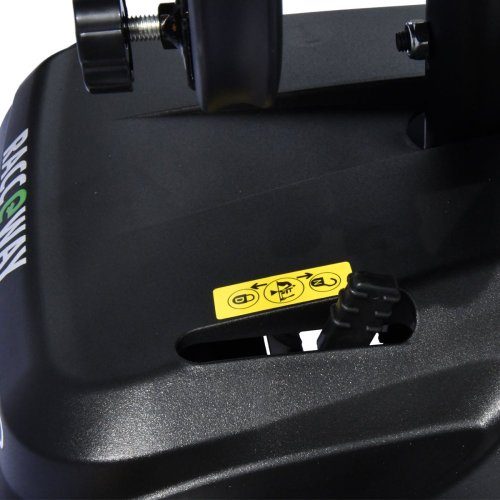 Elektrický čtyřkolový vozík RACCEWAY® SOLID, černý