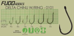 Rybářský háček Fudo Hooks DeltaChinuRing v.10(bal.9ks)