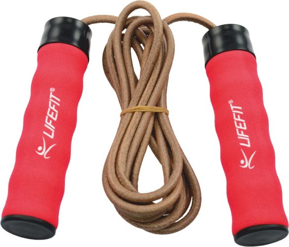 Švihadlo LIFEFIT® LEATHER ROPE 275cm