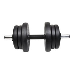 Činka nakládací LIFEFIT® jednoruční 10,5 kg, vinyl-cement, 30mm tyč/6x kotouč