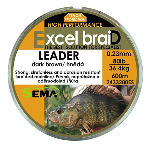 Pletená šňůra Sema Leader 600 m 65 lbs / 29,5 kg