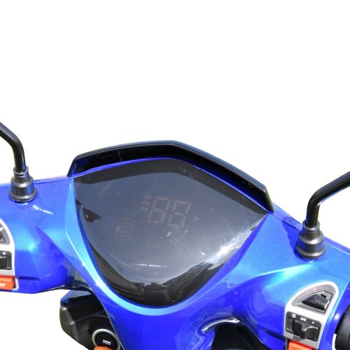 Elektroskútr RACCEWAY® E-FICHTL®, černý-lesklý s baterií 20Ah