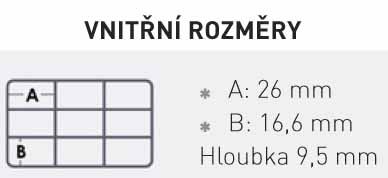 Rybářská krabička, box nebo kufr Meiho WG 9