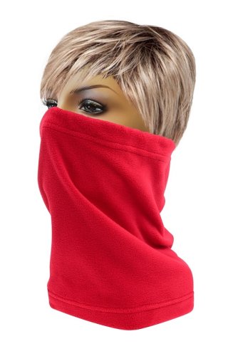 Multifunkční šátek 2v1 Fleece, červený