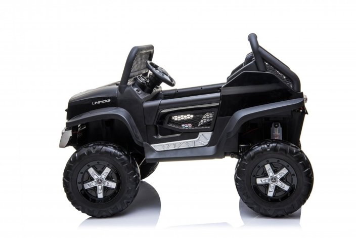 Dětské elektrické auto Mercedes Benz Unimog Truck - černá