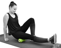 Masážní míček TWINSOFT LIFEFIT® 18x10cm
