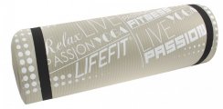 Podložka LIFEFIT® YOGA MAT EXKLUZIV , 100x60x1cm, světle šedá