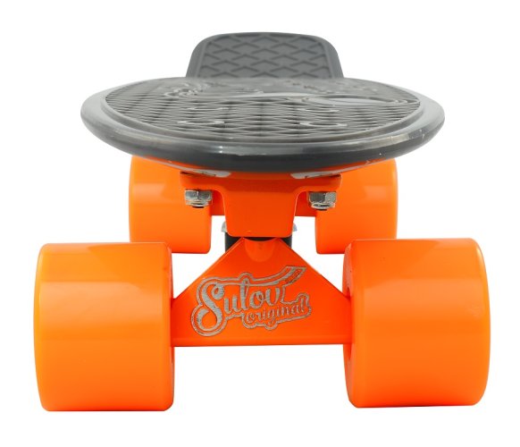 Penny board 22" SULOV® RETRO VENICE šedo-oranžový