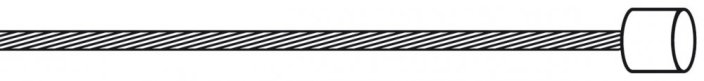Brzdové lanko,1,2mm,2100mm,head 4x4