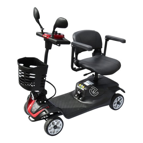 Elektrický čtyřkolový vozík RACCEWAY® SOLID, šedý