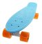 Penny board 22" SULOV® VIA DOLCE sv.modrý-mat.oranžový