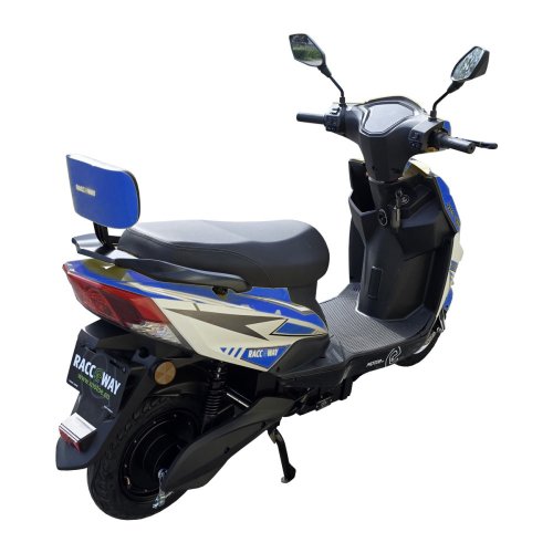 Elektroskútr RACCEWAY® CITY 45, s ŘP, modrý