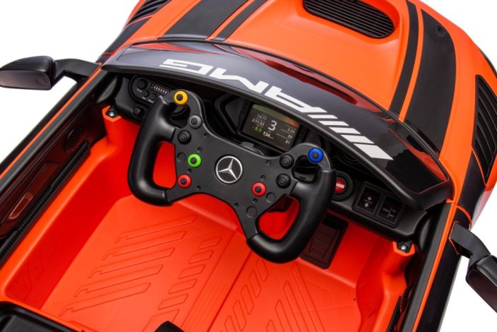 Dětské elektrické auto Mercedes AMG GT3 oranžová