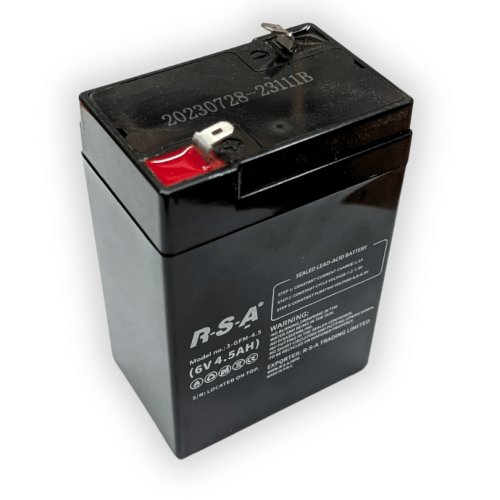 Baterie olověná průmyslová ELJET R-S-A, 6V 4.5Ah