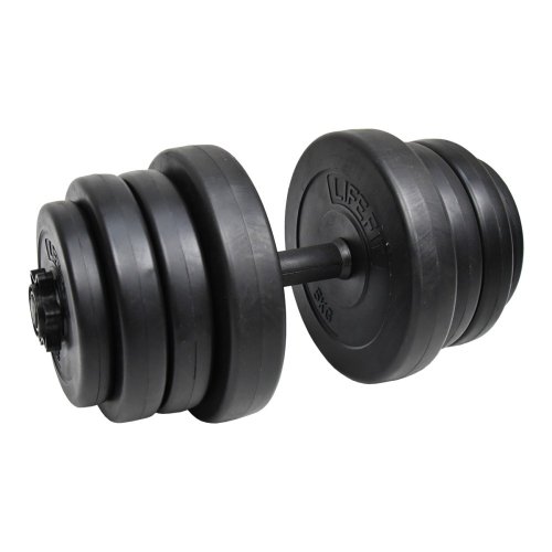 Činka nakládací LIFEFIT® jednoruční 23 kg, vinyl-cement, 30mm tyč/8x kotouč