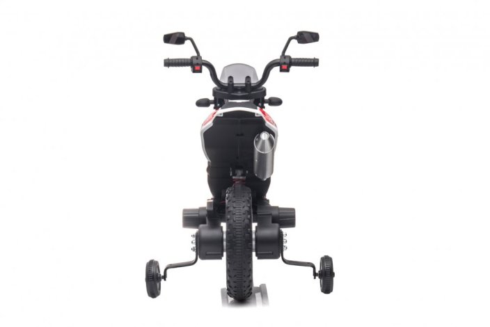 Dětská elektrická motorka Aprilia RX125 bílá/white