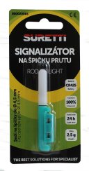 Signalizátor Suretti® s baterií na špičku prutu