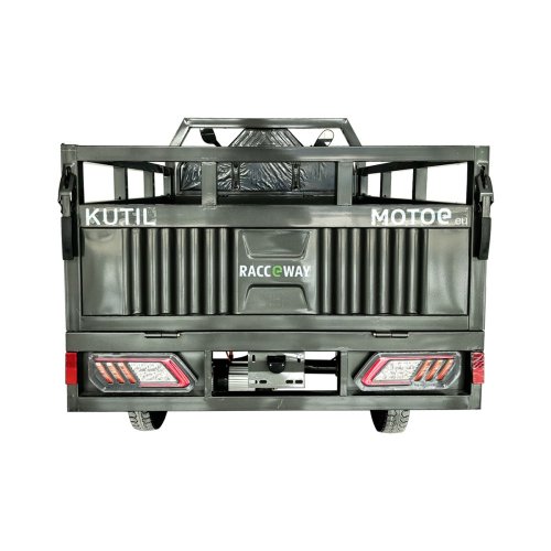 Nákladní tříkolový vozík RACCEWAY® KUTIL, šedý