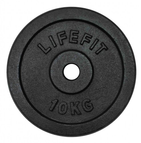 Kotouč LIFEFIT® 10kg, kovový, pro 30mm tyč