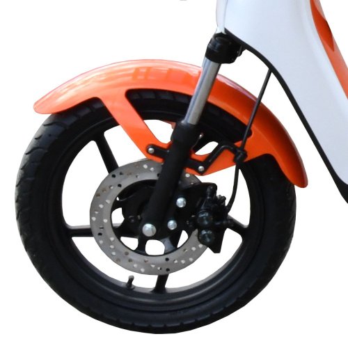 Elektroskútr RACCEWAY® E-BABETA® II, bílo-oranžová