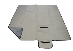 Pikniková deka CALTER® CUTTY, 150x130 cm, šedá