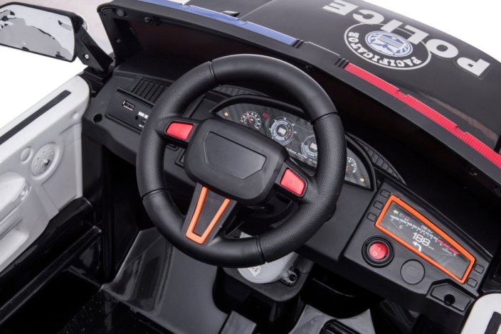 Dětské elektrické auto policie SUV Eljet černá, Li-Ion