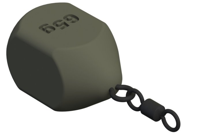 Rybářské olovo Suretti Cube s očkem a obratlíkem 100 g