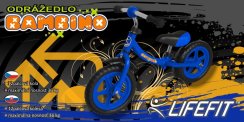 Odrážedlo LIFEFIT® BAMBINO 12", modré
