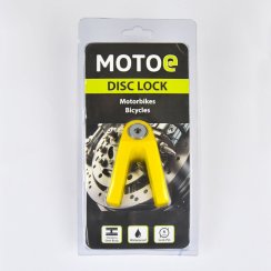 Zámek kotoučové brzdy RACCEWAY 5,5 žlutý