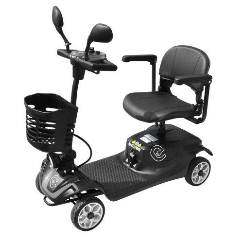 Elektrický čtyřkolový vozík RACCEWAY® SOLID, šedý