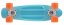 Penny board 22" SULOV® VIA DOLCE sv.modrý-mat.oranžový