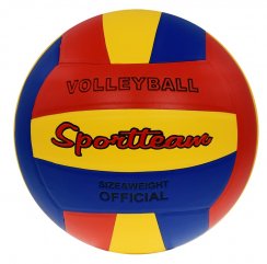 Volejbalový míč SPORTTEAM®, červeno-modro-žlutá