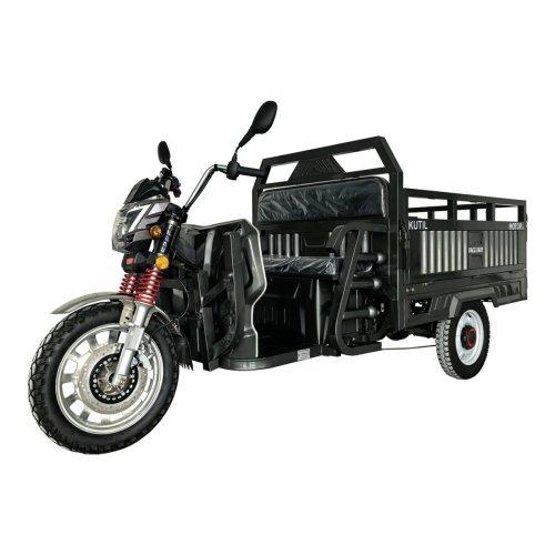 Nákladní tříkolový vozík RACCEWAY® KUTIL, šedý