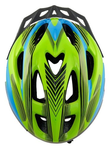Dětská cyklo helma SULOV® JR-RACE-B, modro-zelená