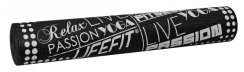 Gymnastická podložka LIFEFIT® SLIMFIT, 173x58x0,4cm, černá