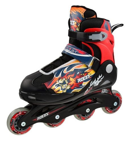 Kolečkové brusle ROCES COMPY 5.0 Boy, černo - červené