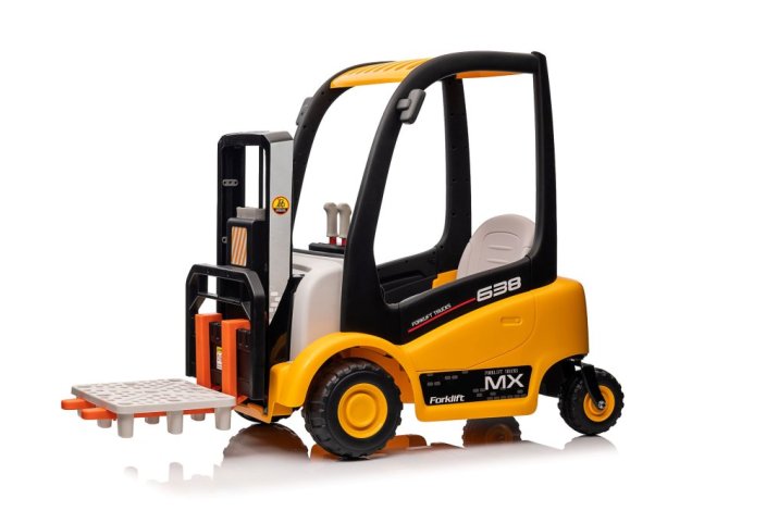 Dětský elektrický vysokozdvižný vozík PROFI Eljet žlutá, Li-Ion