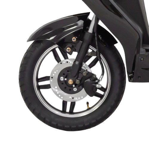 Elektroskútr RACCEWAY® E-FICHTL®, černý-lesklý s baterií 20Ah