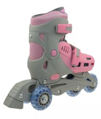 Kolečkové brusle TRISKATE BASIC, růžové