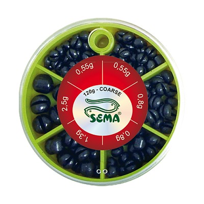 Rybářské olovo Sema Broky dělené 120 g hrubé