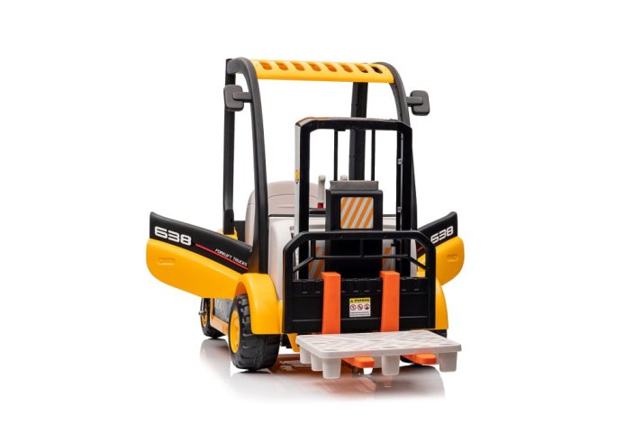 Dětský elektrický vysokozdvižný vozík PROFI Eljet žlutá, Li-Ion