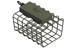 Rybářské krmítko Suretti Hranaté s obratlíkem klec 33 x 20 x 39 mm 30 g
