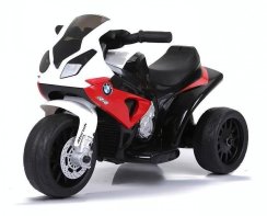 Dětská elektrická trojkolka BMW S1000 RR červená