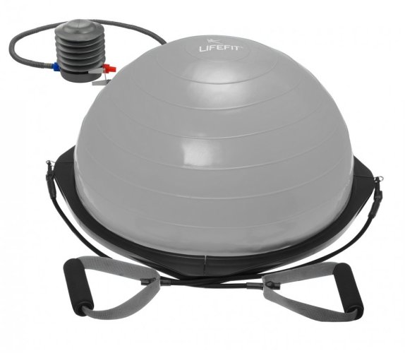 Balanční podložka LIFEFIT® BALANCE BALL TR 58cm, stříbrná