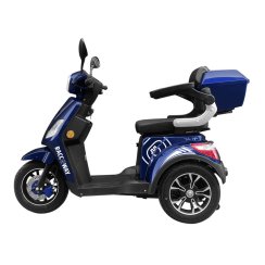 Elektrický tříkolový vozík RACCEWAY® VIA LITE, modrý