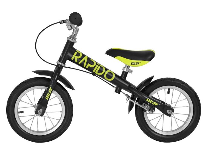 Odrážedlo SULOV® RAPIDO 12", černé