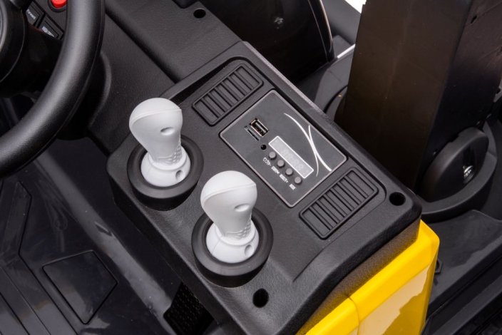 Dětský plně elektrický bagr Volvo PRO žlutá, Li-Ion