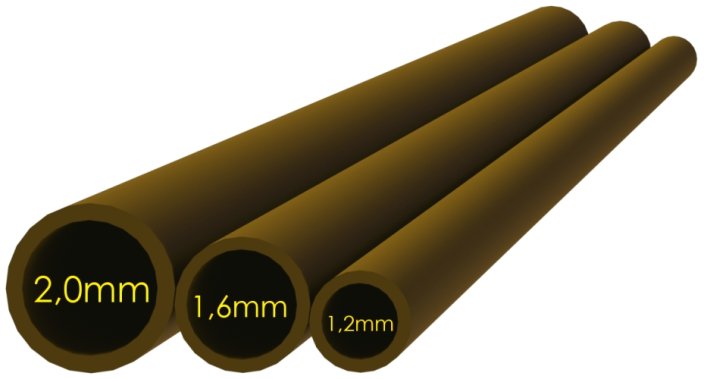 Zarážka, hadička nebo převlek Suretti Smršťovací hadička vel. 1,6 mm hnědá